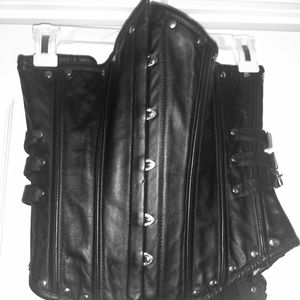 Leather Underbust Corset